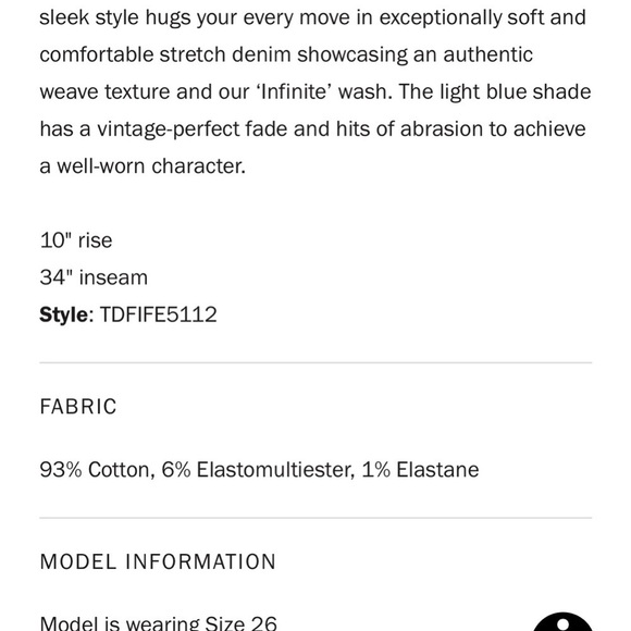 NWT Joe's The Twiggy Tall Mid Rise Blue Designer Skinny Jeans - Picture 16 of 16